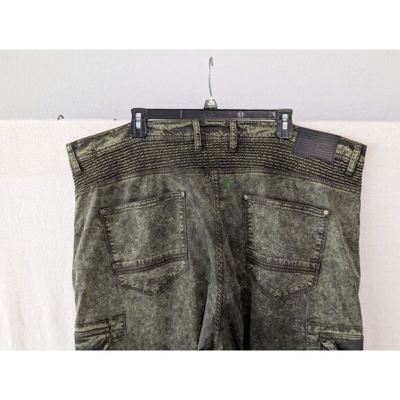 Jordan Craig Aaron Legacy Edition Green Embellished Jeans Men's Size 42x32 - Picture 11 of 15